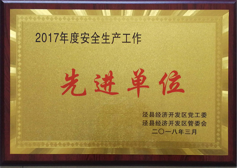 2017年度先进单位